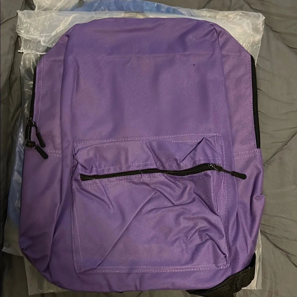 Set of 5 colorful backpacks